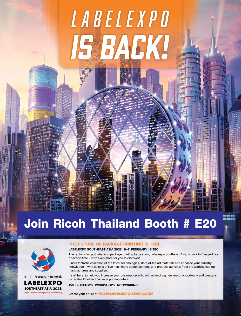 RICOH Moving toward sustainability @ Label Expo Southeast Asia 2023