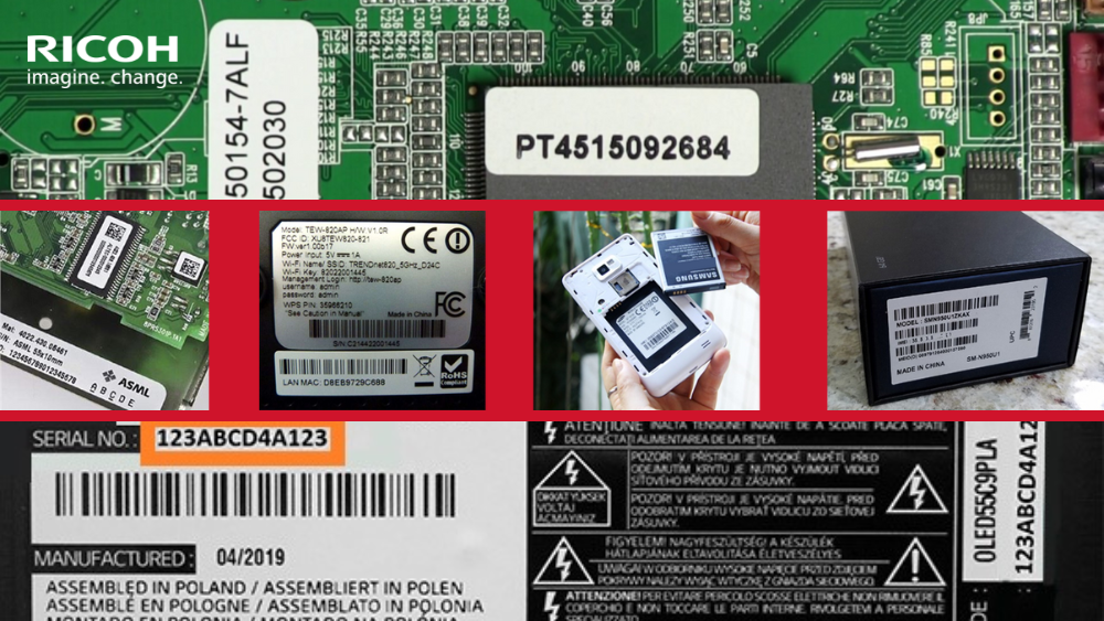 barcode application in electronic